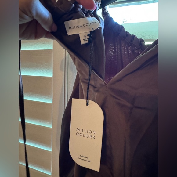 NWT Million Colors Elegant Brown Dress - Picture 6 of 7